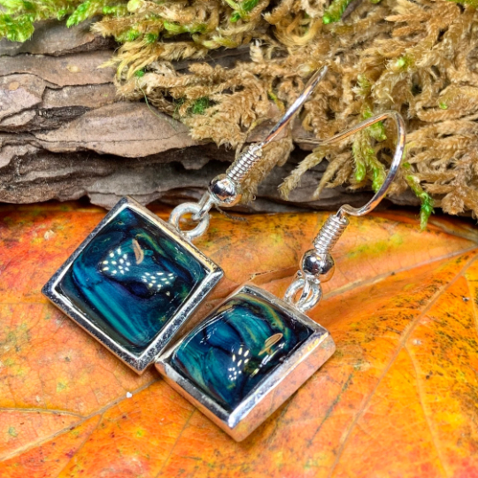 Heathergems Square Earrings