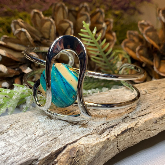 Heathergems Heart Scottish Bracelet - Handmade in Scotland