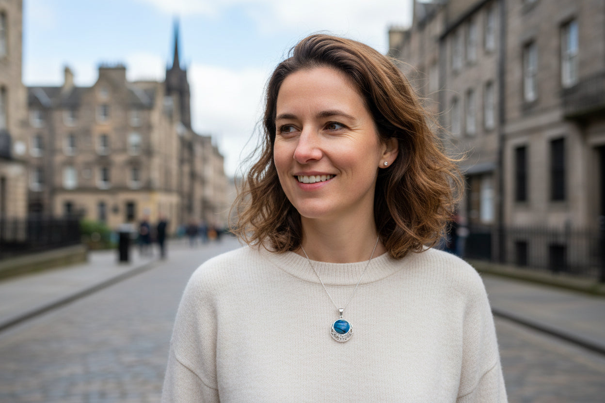Scottish Heathergems Orla Necklace - Handmade in Scotland