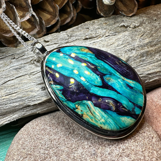 Scottish Organic Heathergems Necklace - Handmade in Scotland