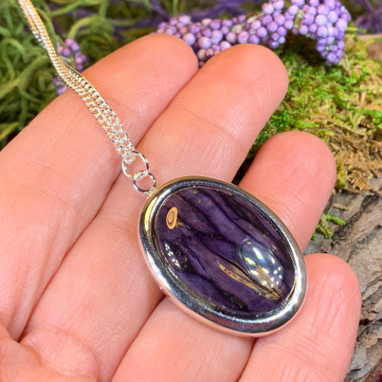Scottish Highlands Necklace with Heathergems