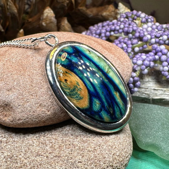 Scottish Highlands Necklace with Heathergems