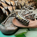 Alba Bagpipes Brooch