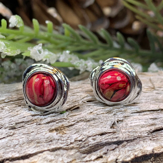 Celtic Heathergems Post Earrings - Handmade in Scotland