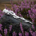 Scrolling Leaf Thistle Kilt Pin