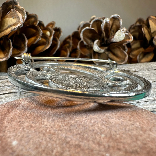 Alana Heathergems Celtic Brooch - Handmade in Scotland