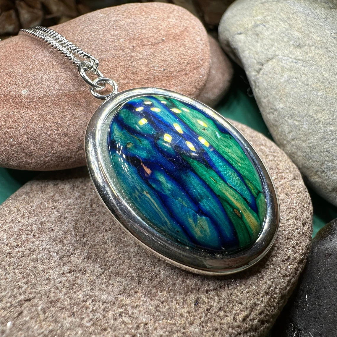 Scottish Highlands Necklace with Heathergems