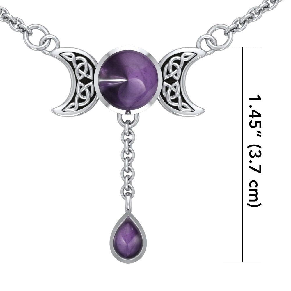 Celtic Moon Necklace