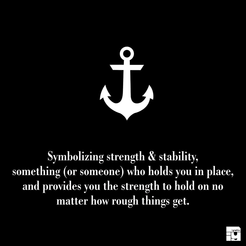 Rose Gold Hope Anchor Ring
