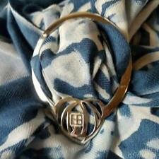 Celtic Mackintosh Heart Scarf Ring - Handmade in Scotland