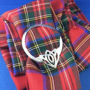 Adaira Celtic Knot Scarf Ring - Handmade in Scotland