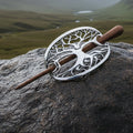 Premium Tree of Life Celtic Hair Slide for Women