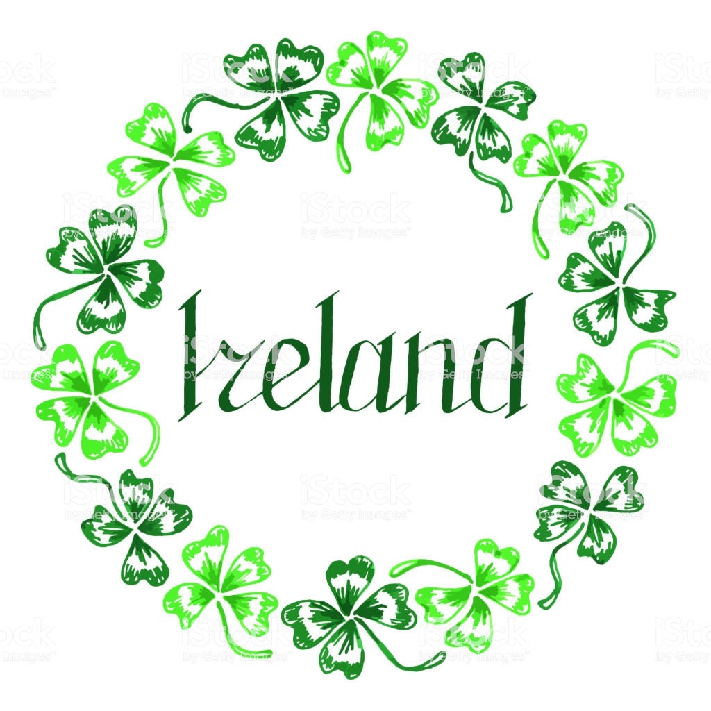 Irish Shamrock Band Ring in Sterling Silver