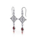 Quaternary Celtic Knot Earrings in Sterling Silver