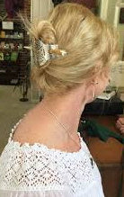 Elegant Trinity Knot Hair Slide - Celtic Crystal Design Jewelry