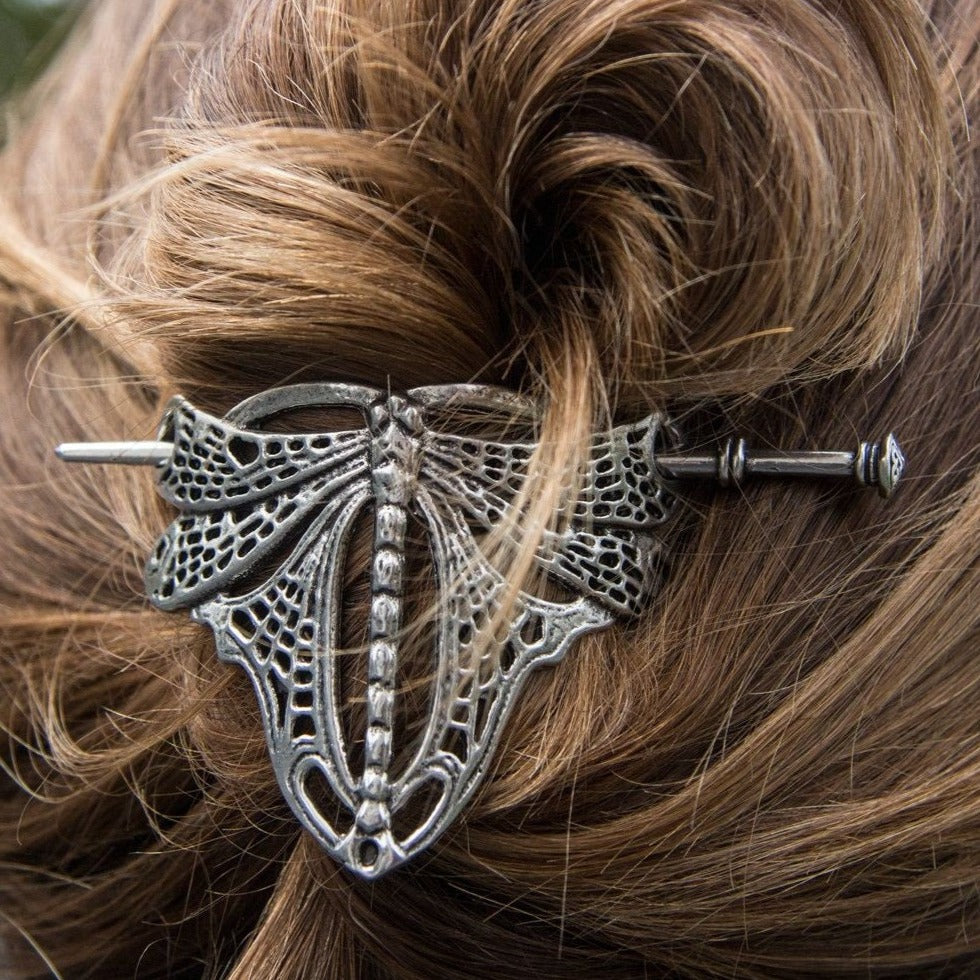 Victorian Dragonfly Hair Slide for Women