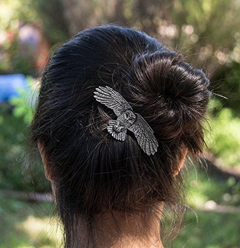 Realistic Owl Hair Clip for Women