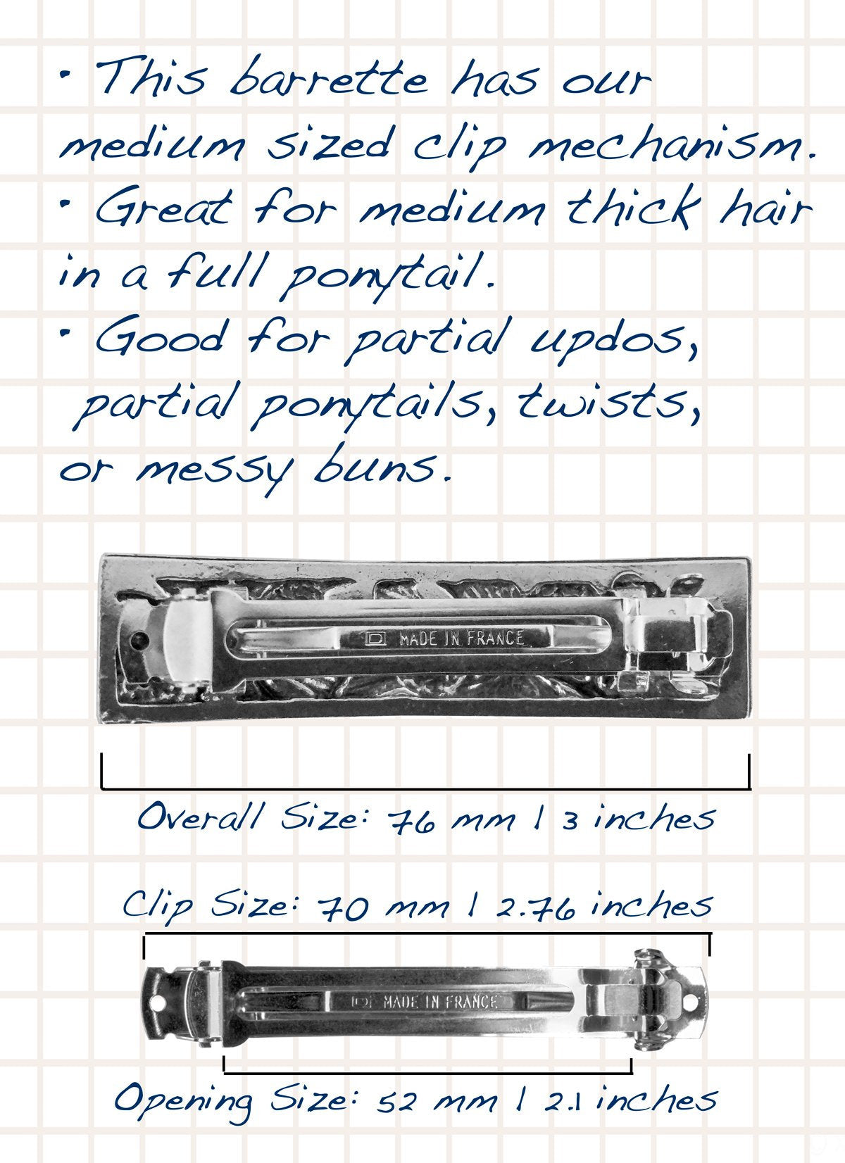 Crane of Happiness Hair Clip for Women