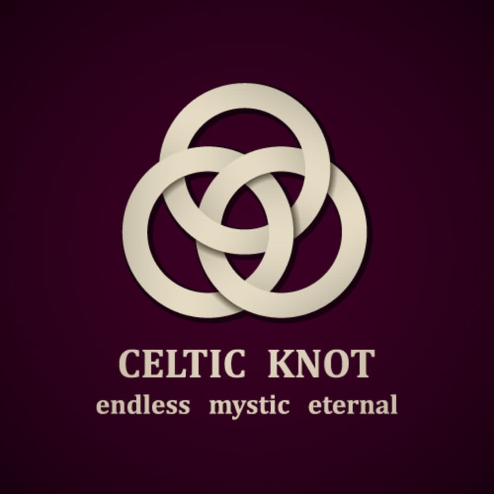 Large Celtic Dara Knot Necklace in Sterling Silver