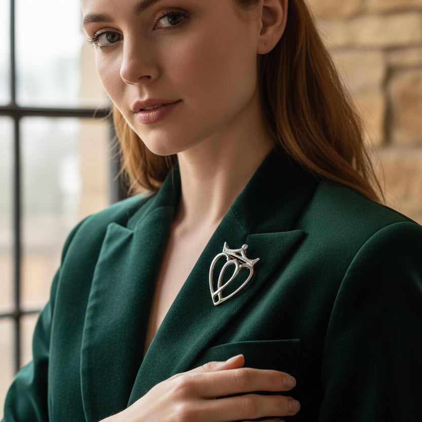 Jocasta Luckenbooth Brooch - Handmade in Scotland