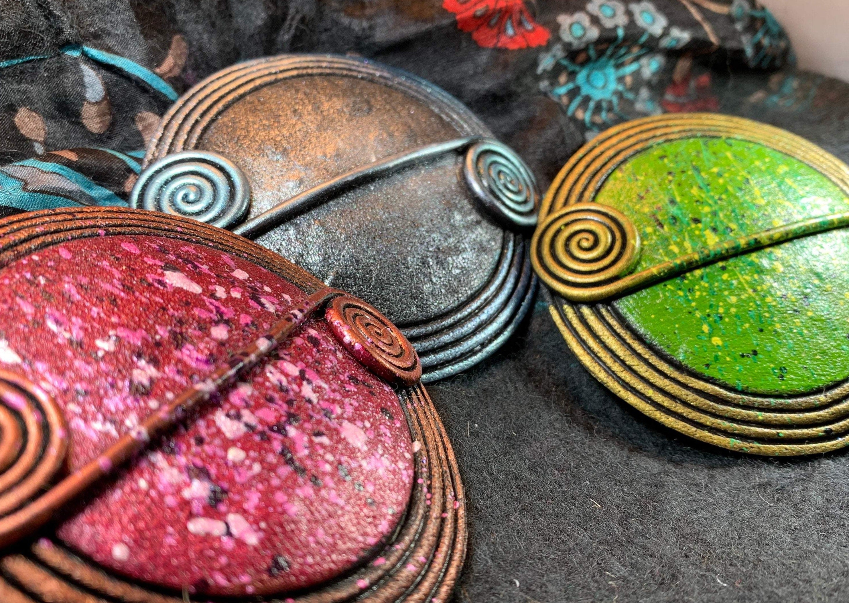 Celtic Ancient Scroll Pin