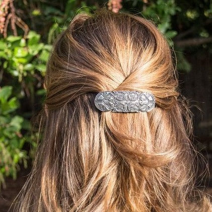 Celtic Peacock Hair Clip for Women