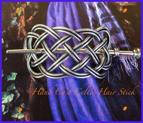 Cora Celtic Knot Hair Slide for Women