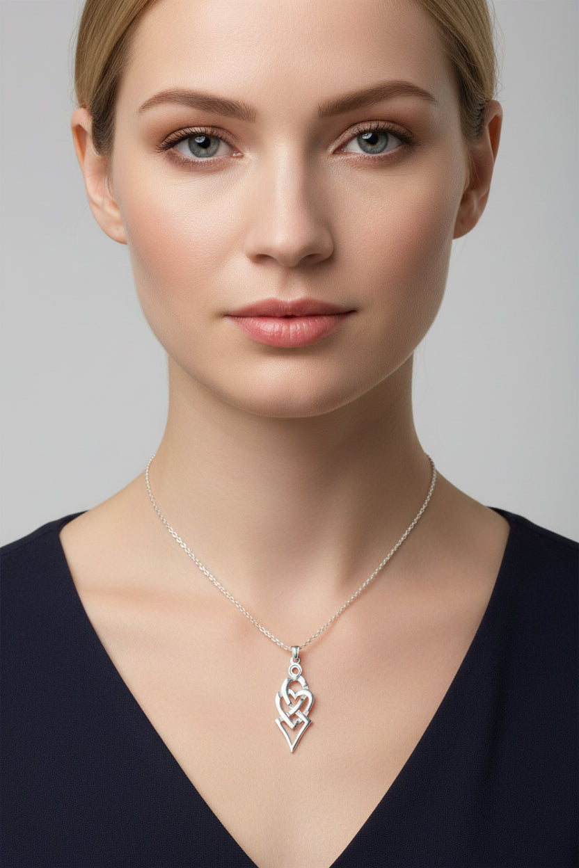 Fior Celtic Love Knot Necklace - Handmade in Scotland