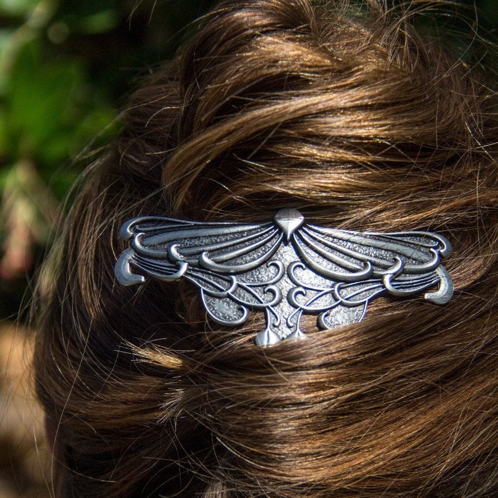Celtic Leaf Hair Clip for Women