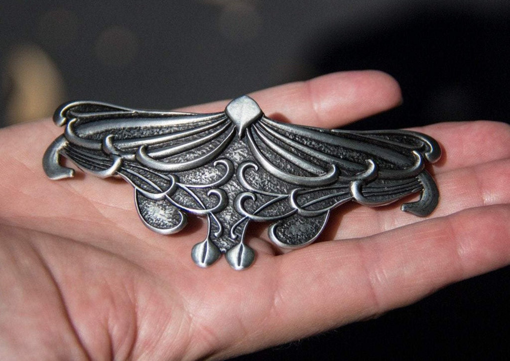 Celtic Leaf Hair Clip for Women