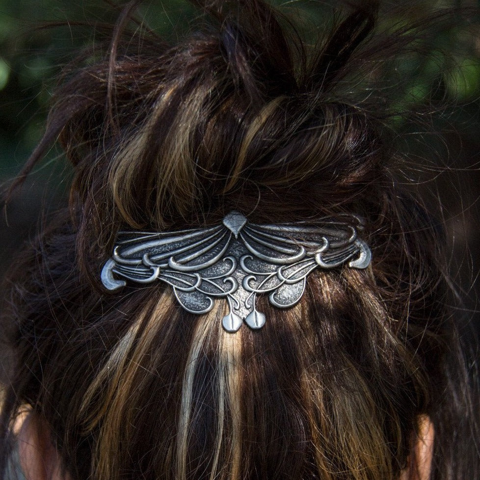 Celtic Leaf Hair Clip for Women