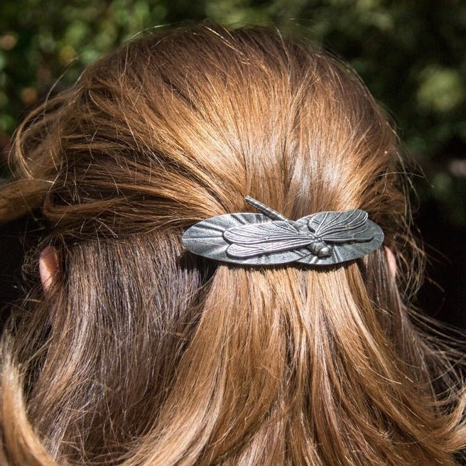 Waterlily Dragonfly Hair Clip for Women