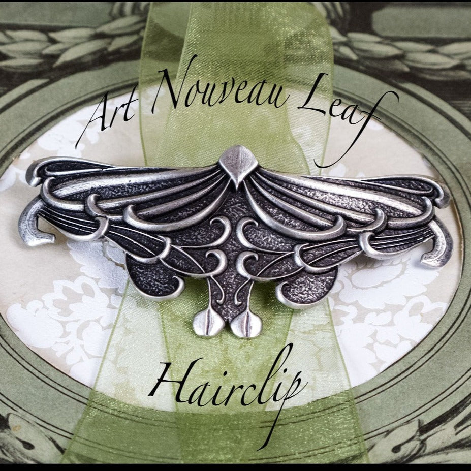 Celtic Leaf Hair Clip for Women