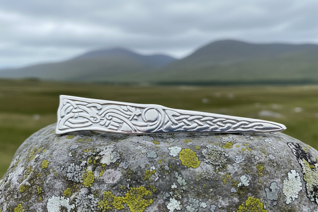 Celtic Dog Kilt Pin - Handmade in Scotland