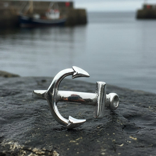 Harbor Anchor Ring in Sterling Silver
