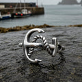 Seaside Anchor Ring in Sterling Silver