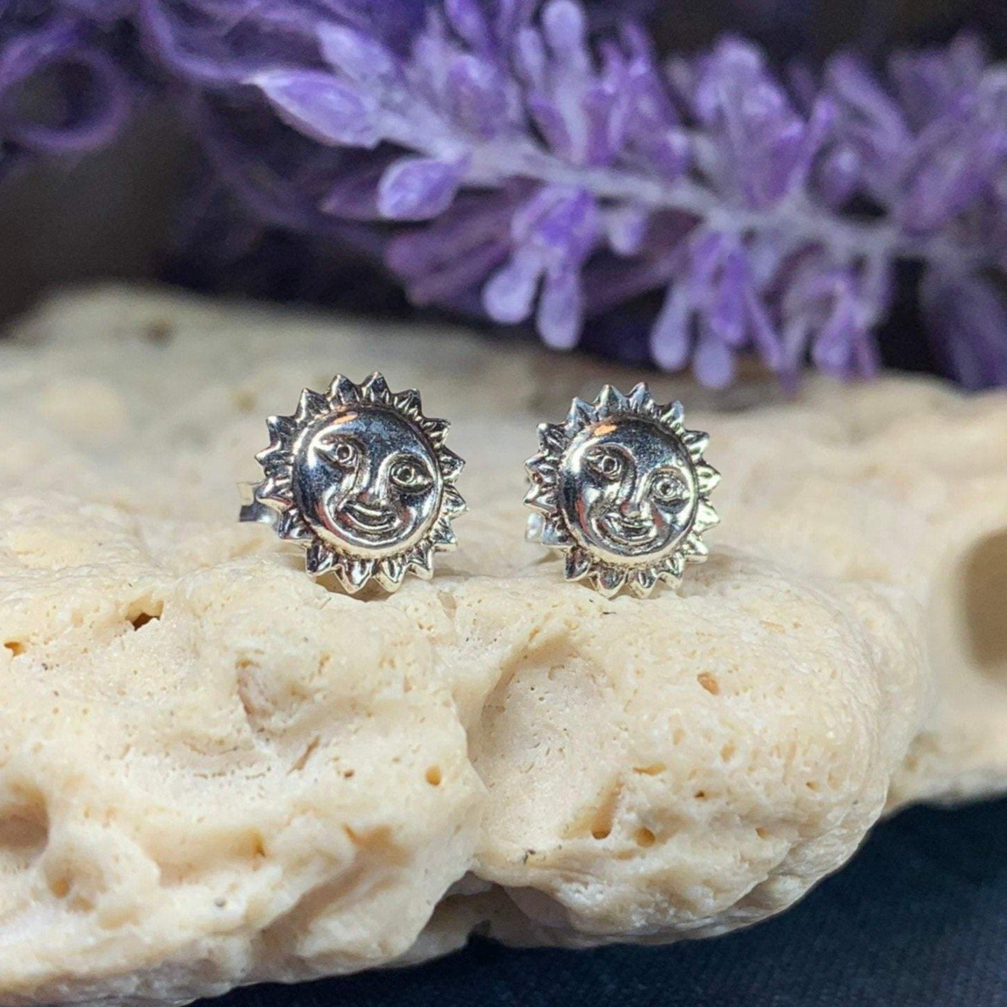 Sun Stud Earrings