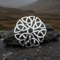 Pewter Trinity Knot Brooch - Handmade in Scotland