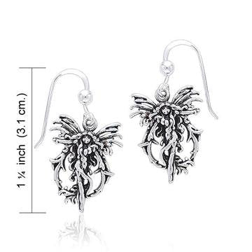 Pixie Fairy Earrings in Sterling Silver