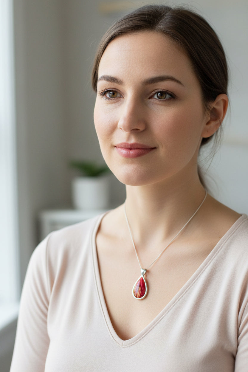 Heathergems Edith Scottish Necklace - Handmade in Scotland