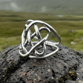 Classic Celtic Knot Ring in Sterling Silver