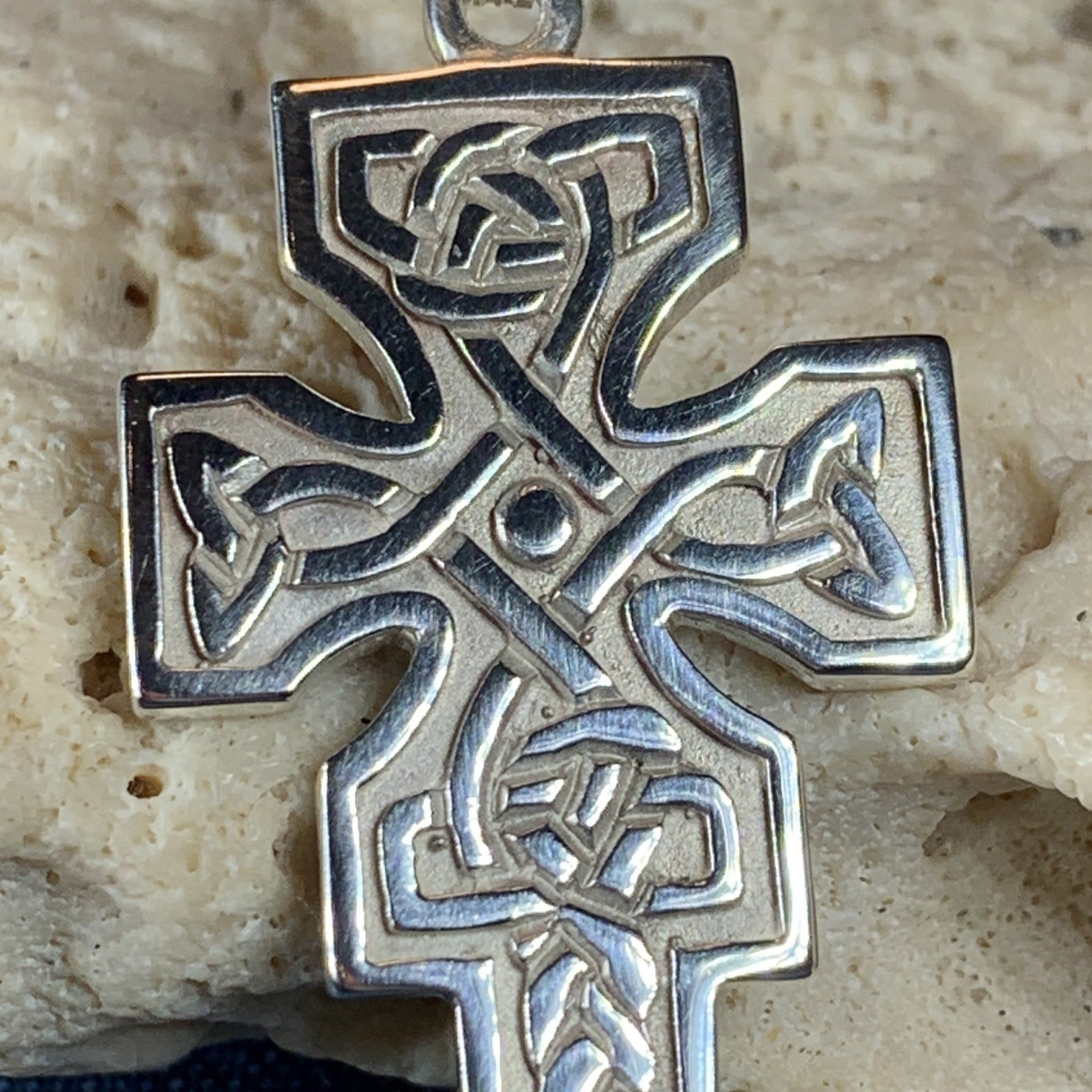 Mura Scottish Celtic Cross Necklace - Handmade in Scotland
