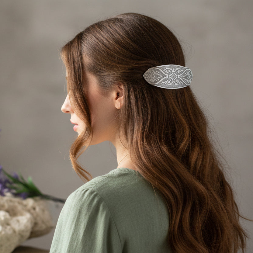 Irish Celtic Knot Hair Clip for Women
