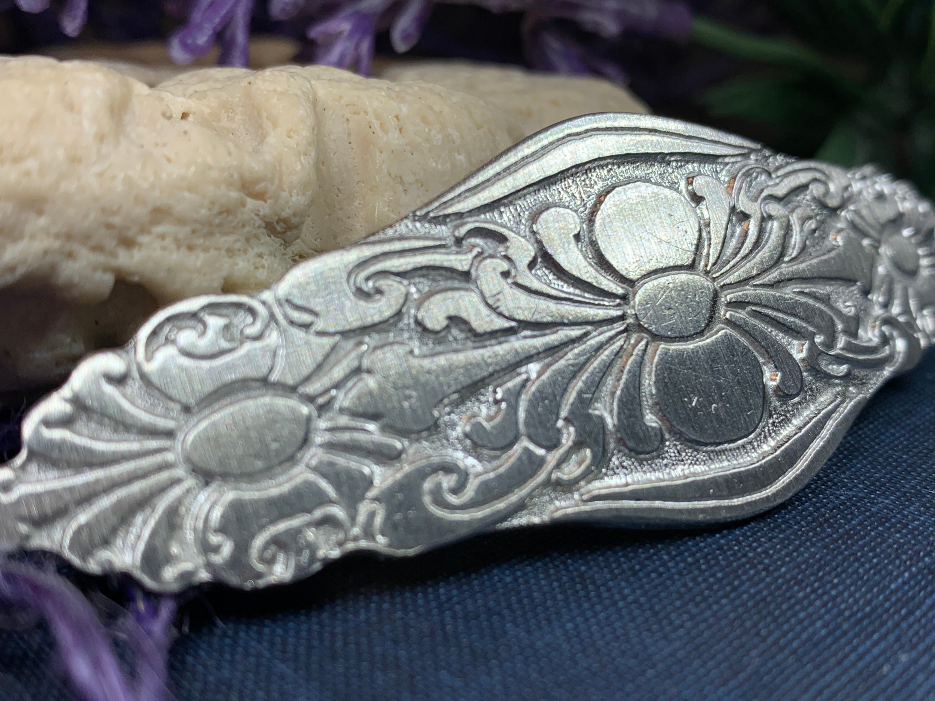 Celtic Flowers Hair Clip for Women