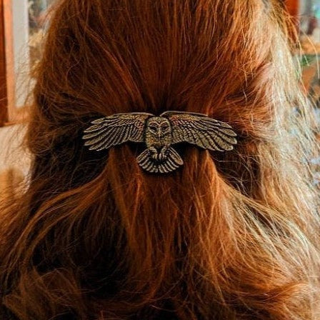 Realistic Owl Hair Clip for Women
