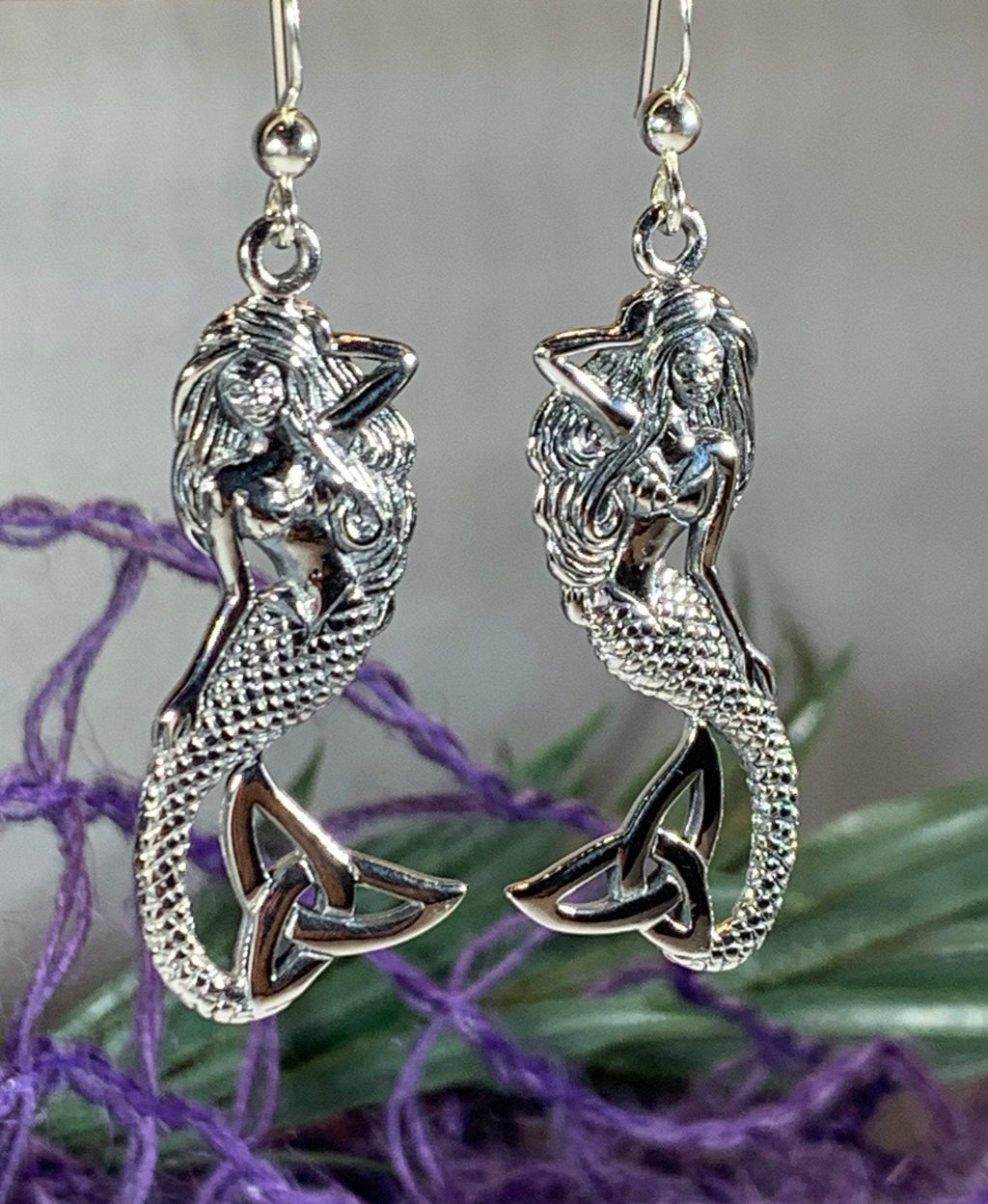 Celtic Mermaid Earrings