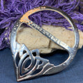 Adaira Celtic Knot Scarf Ring - Handmade in Scotland