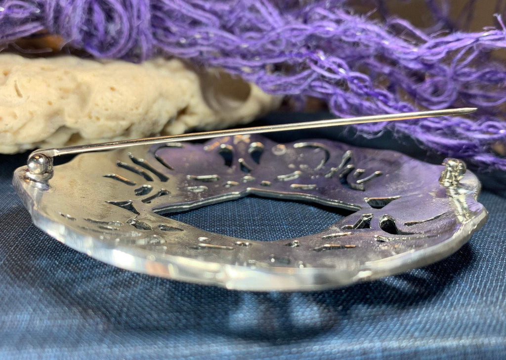 Large Celtic Birds Brooch - Handmade in Scotland