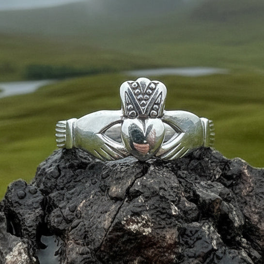 Ardmore Irish Claddagh Ring in Sterling Silver
