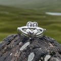Castlerea Irish Claddagh Ring in Sterling Silver
